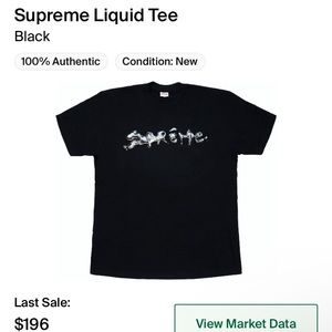 Supreme Liquid Tee Size S